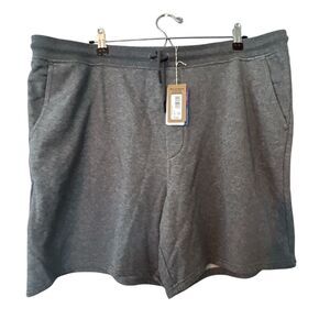 NWT $89 Patagonia Mahnya Men's Fleece Grey‎ Shorts Camping Outdoors Size 2XL